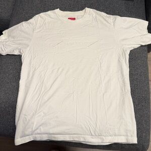 Supreme White Short Sleeve Tee